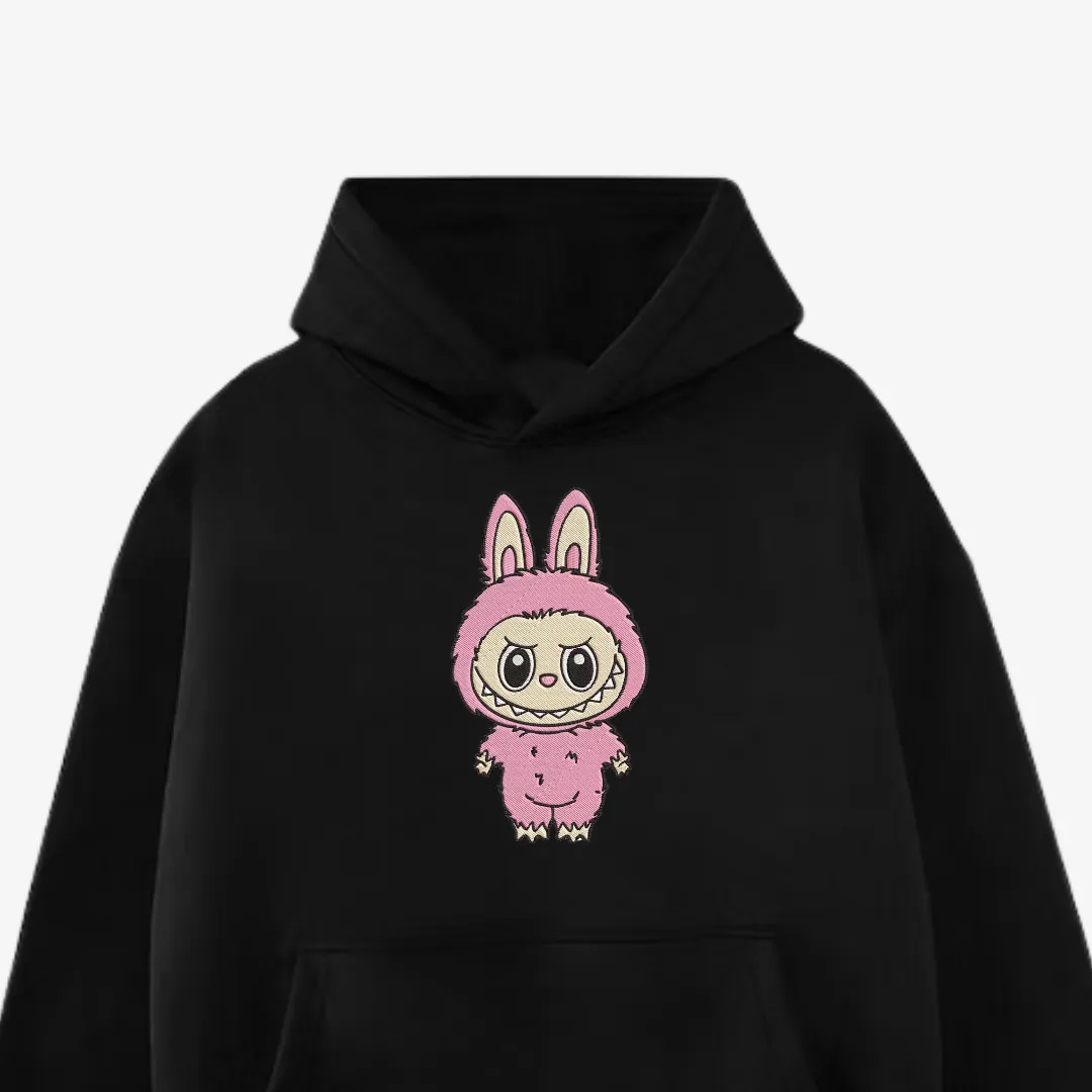 Labubu Doll Embroidered Hoodie Labubu Doll Embroidered Hoodie