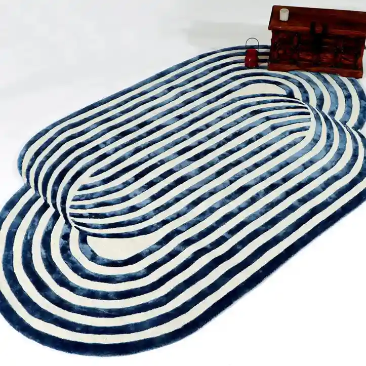 Loops Blue Rug