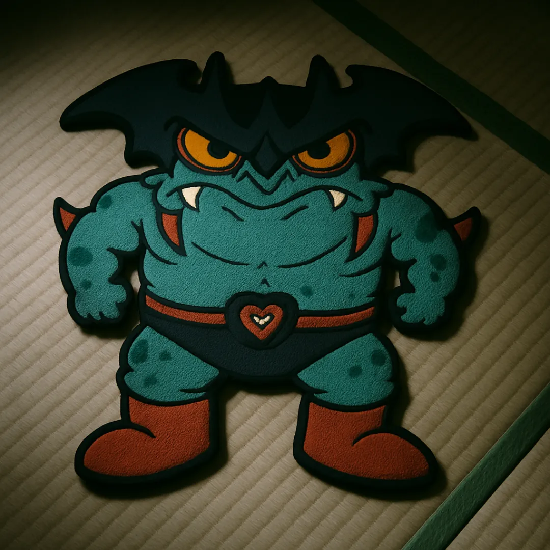 Mini Monster Inked Rug