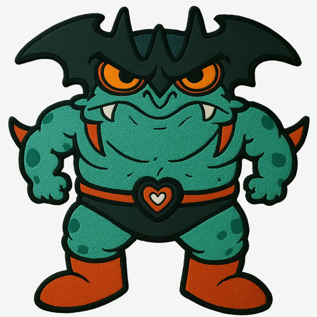 Mini Monster Inked Rug