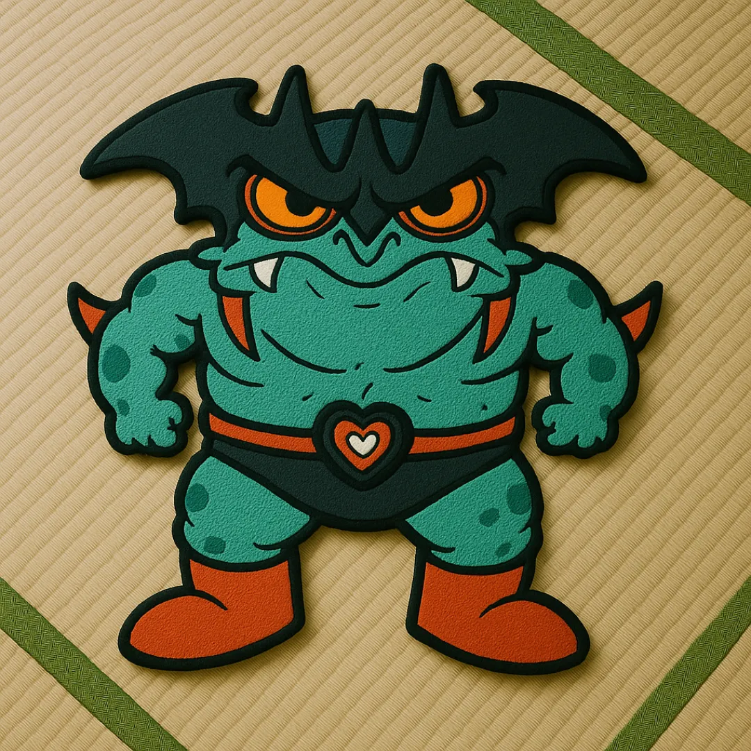 Mini Monster Inked Rug