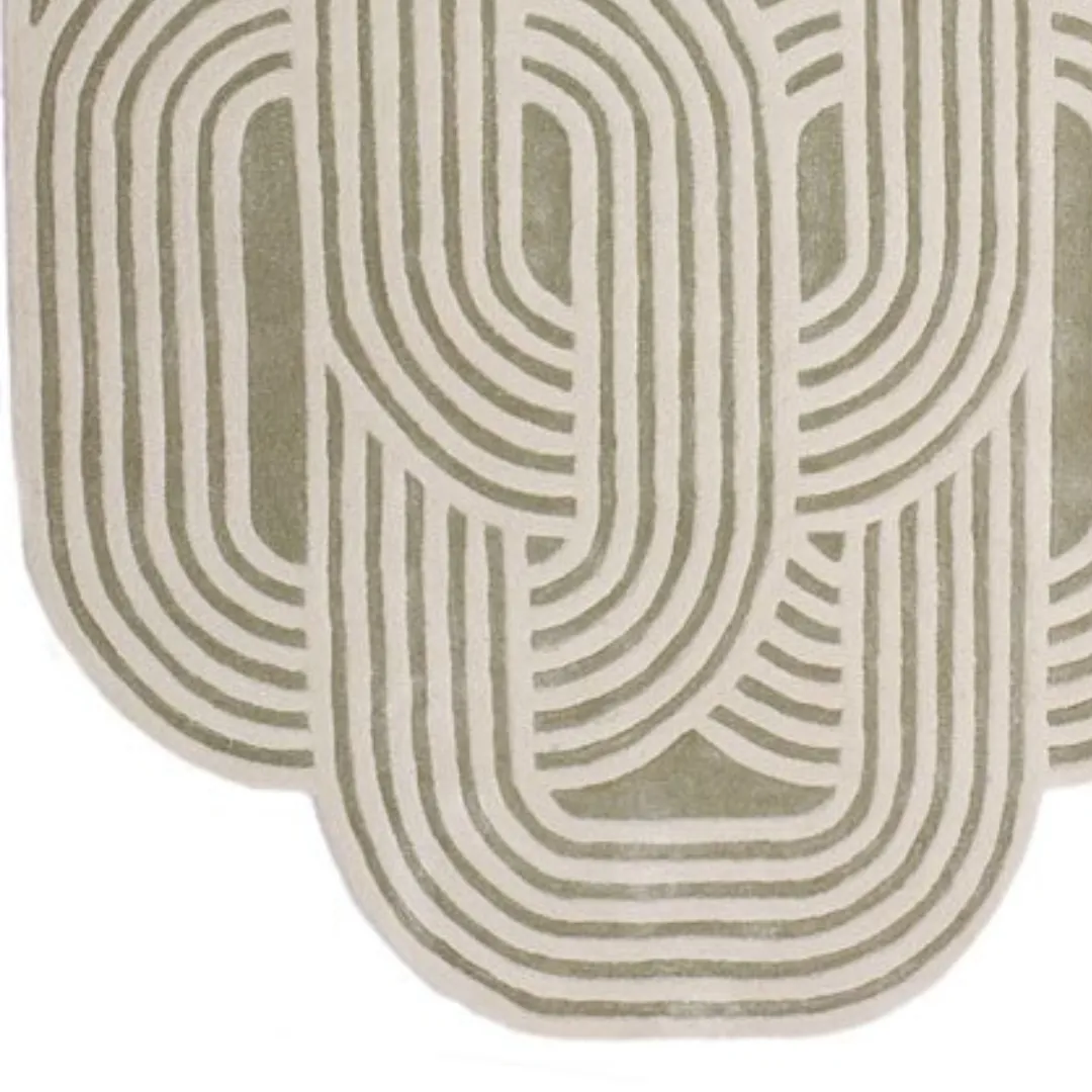 Modern Labyrinth - Hand Tufted Rug