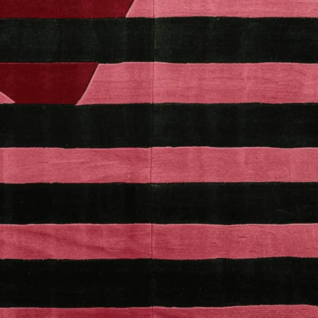 Rose & Forest rug in a creative modern interior space