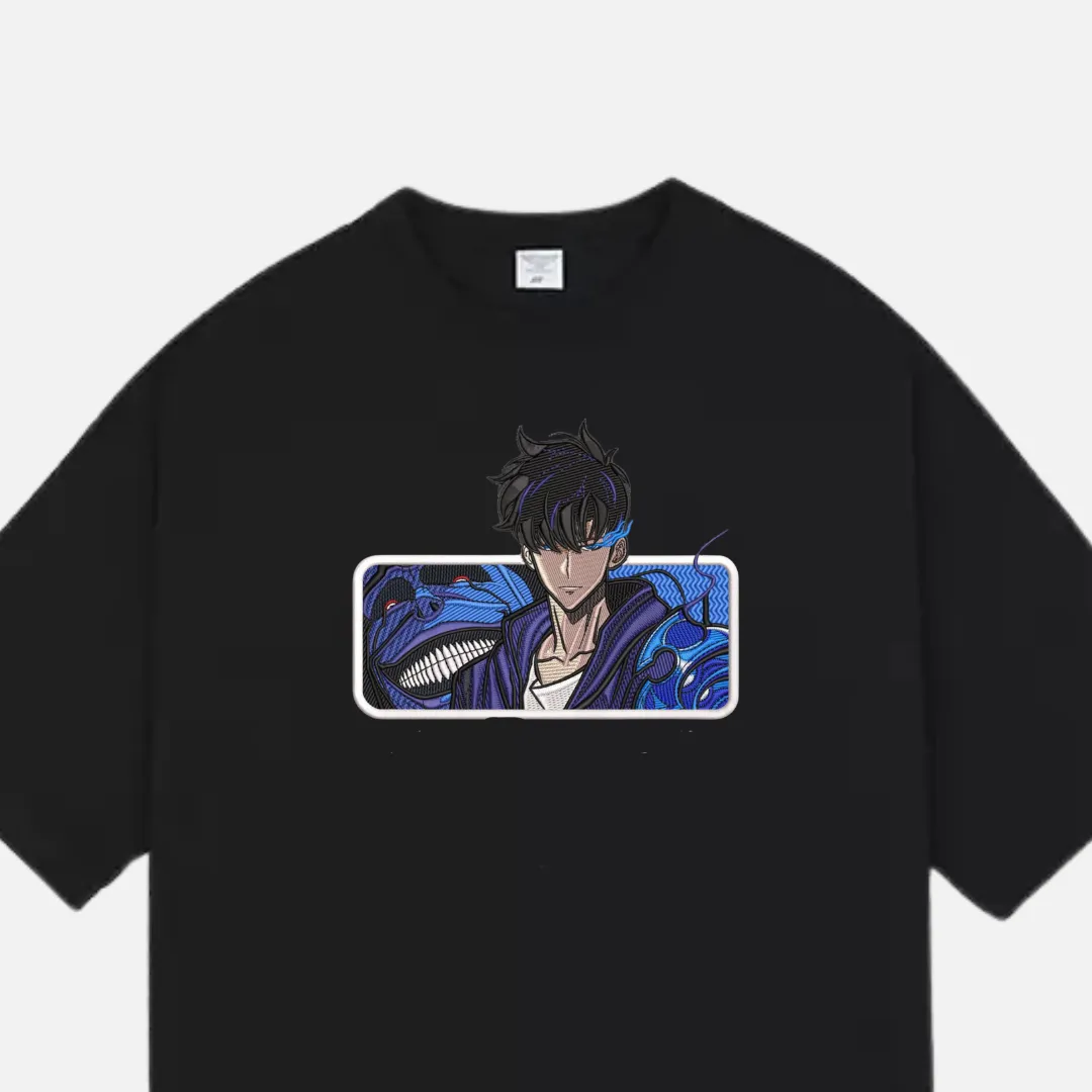 solo levling embroidered tee