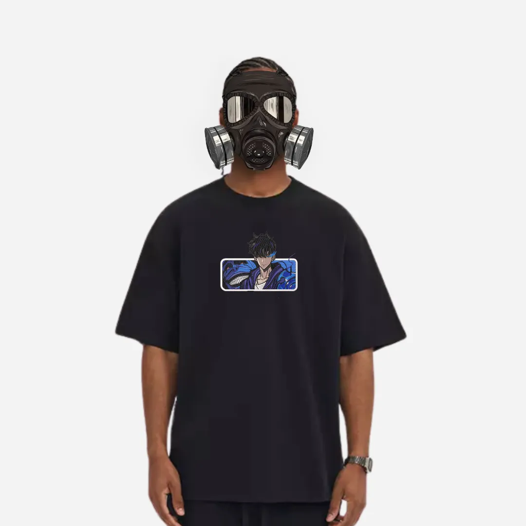 solo levling embroidered tee