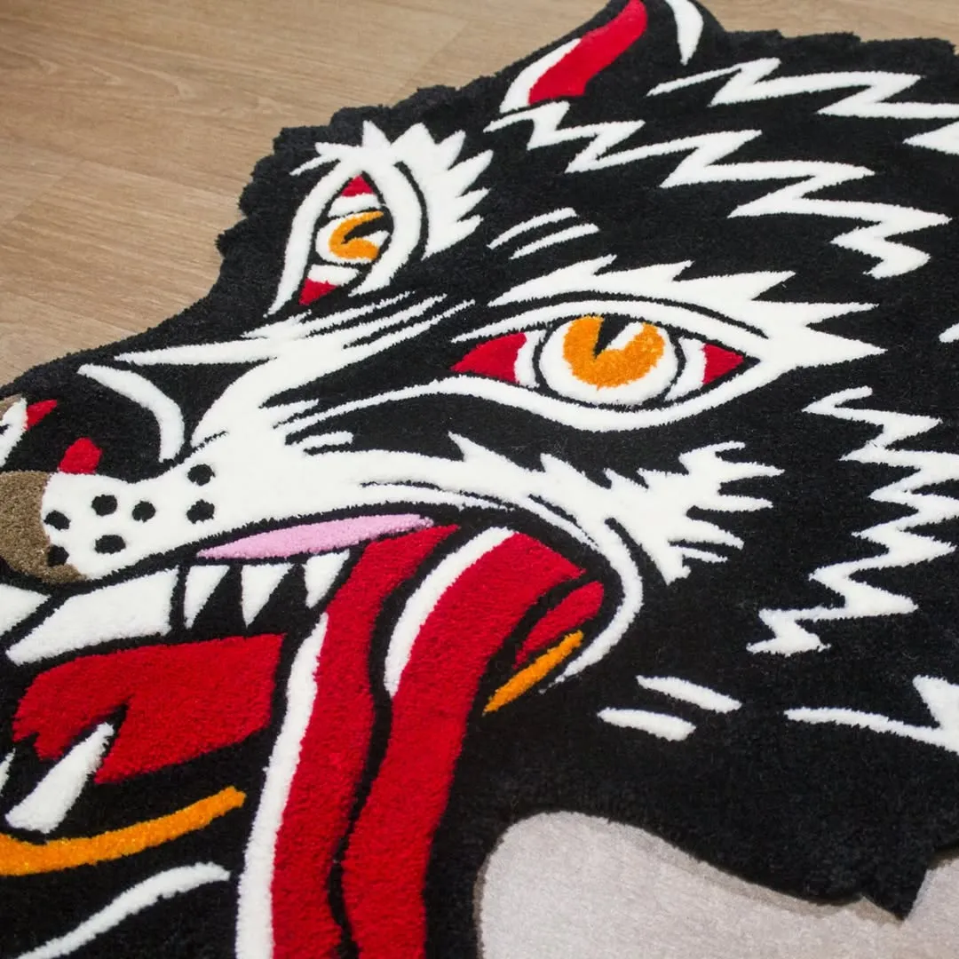 Wolf Head Rug