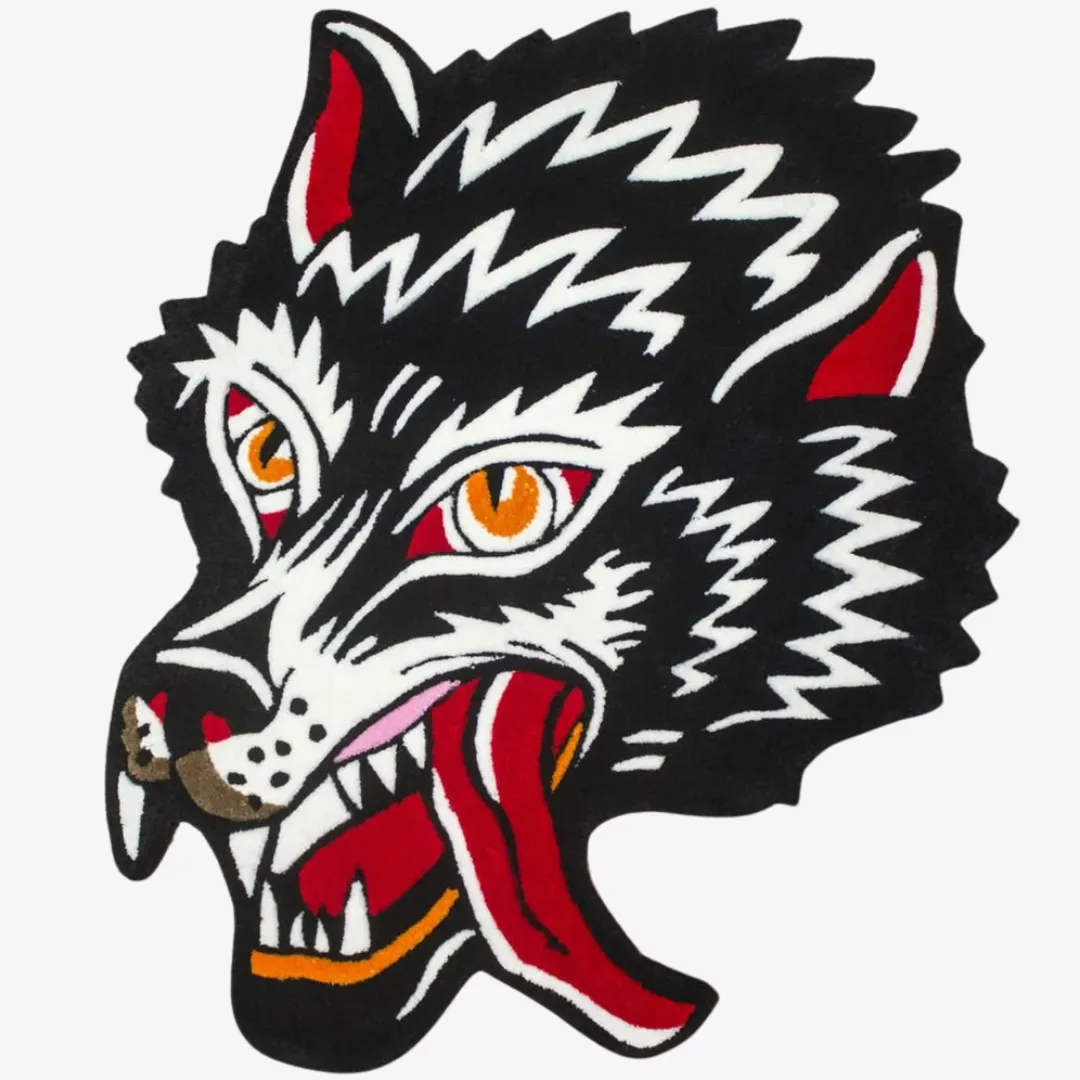 Wolf Head Rug