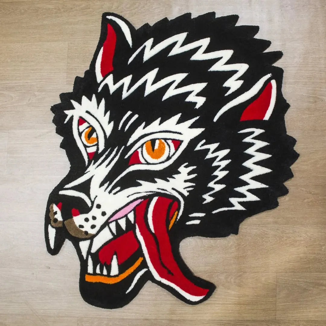 Wolf Head Rug