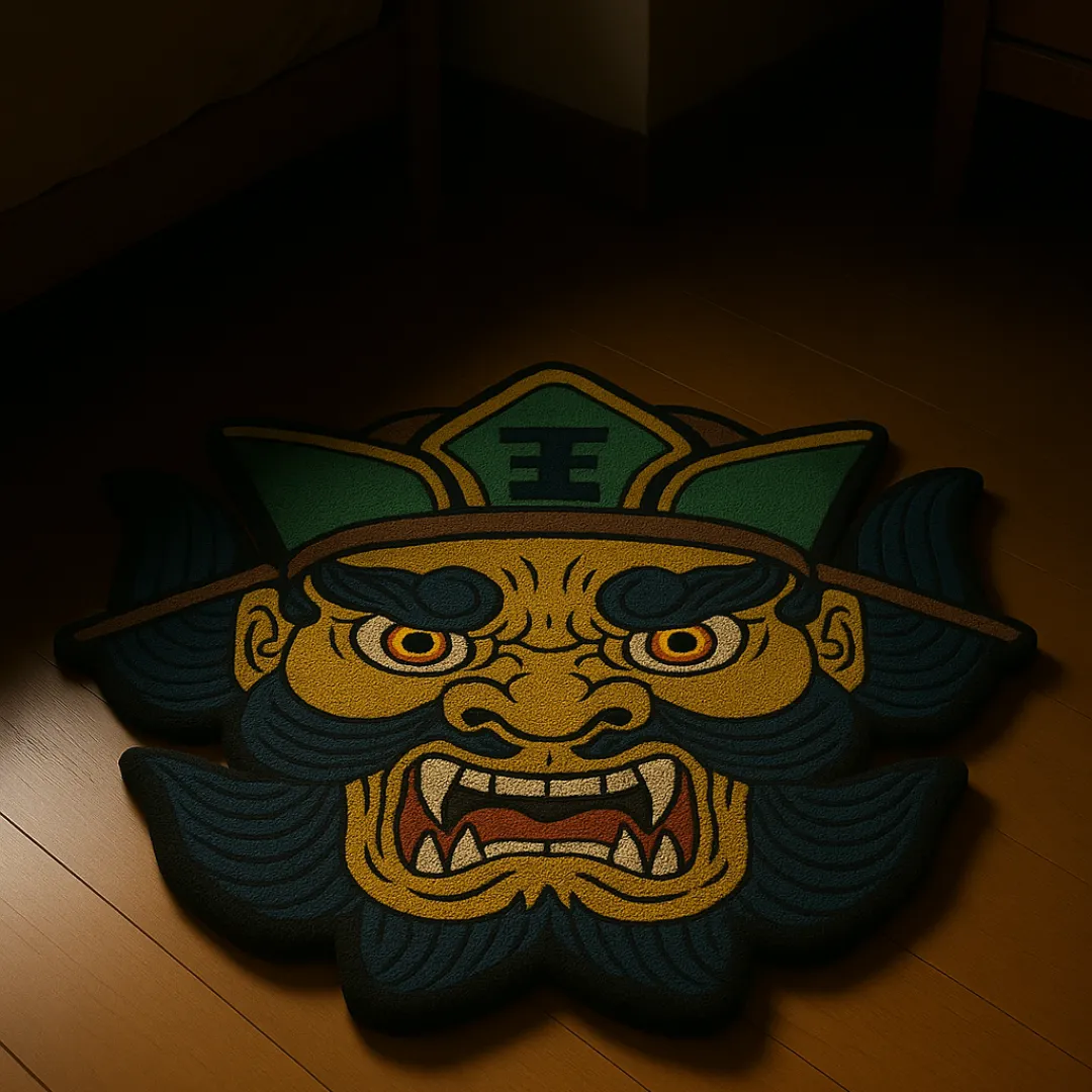 Wrath Samurai Mask Rug