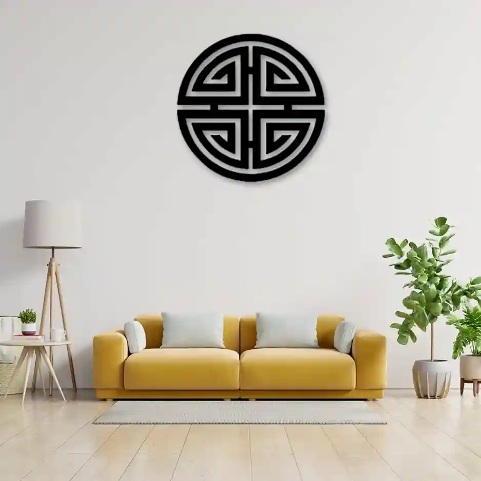 Feng Shui Wall Decor Feng Shui wall decor placed in living room