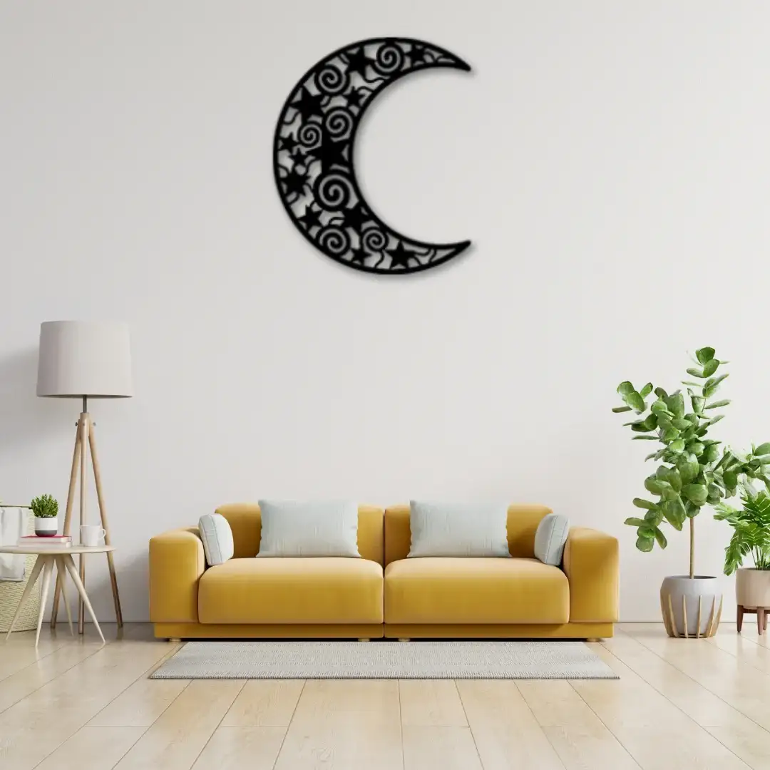 Starry Night Wall Decor Starry Night Wall Decor place in a living room