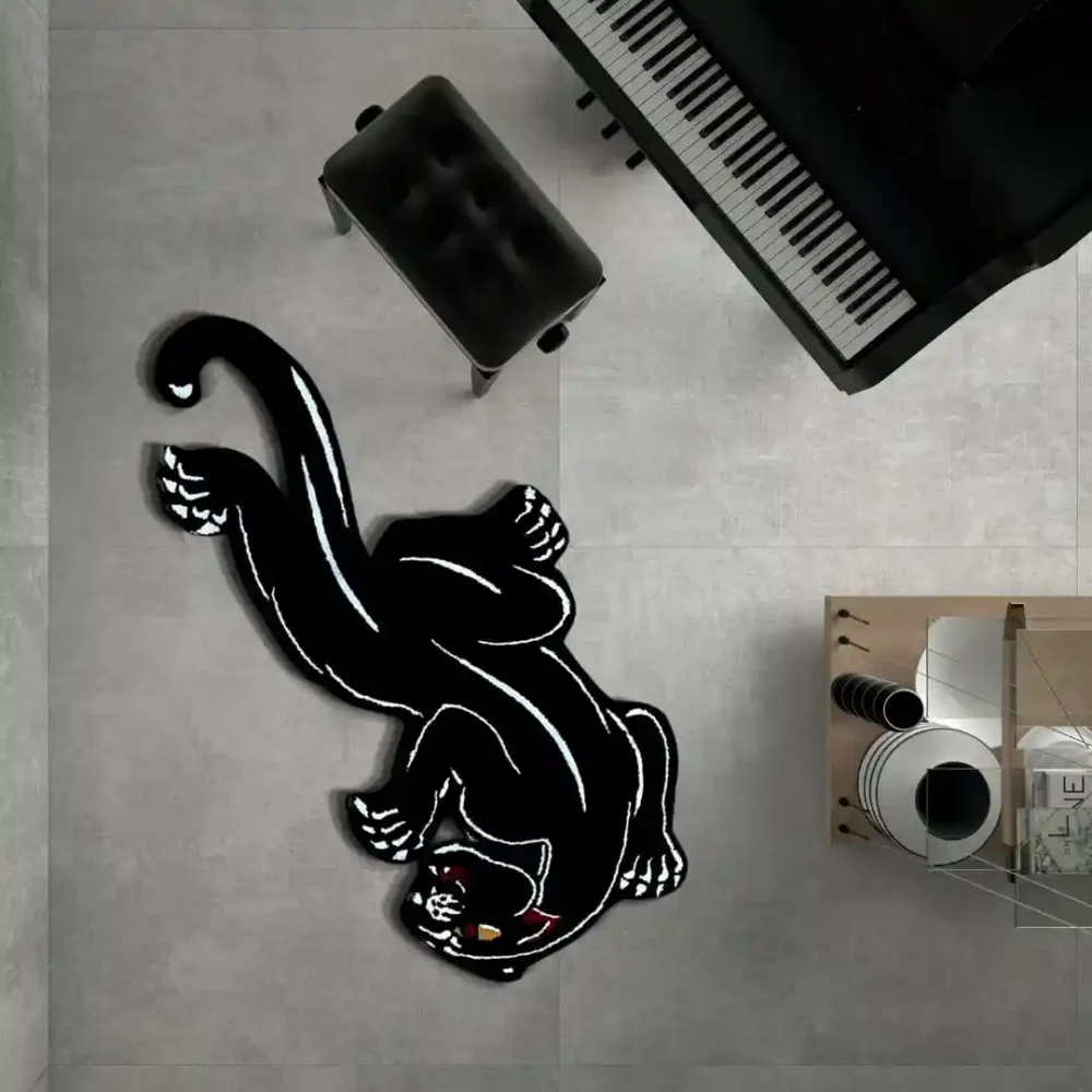 black onxy tiiger rug