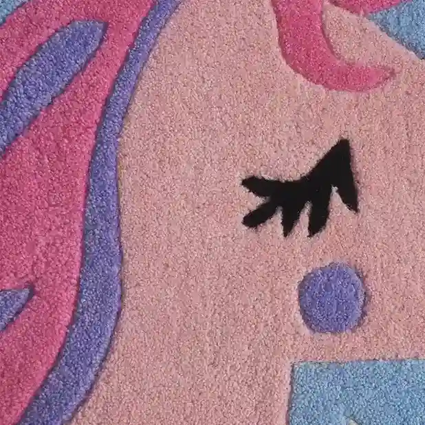Pink Unicorn Rug