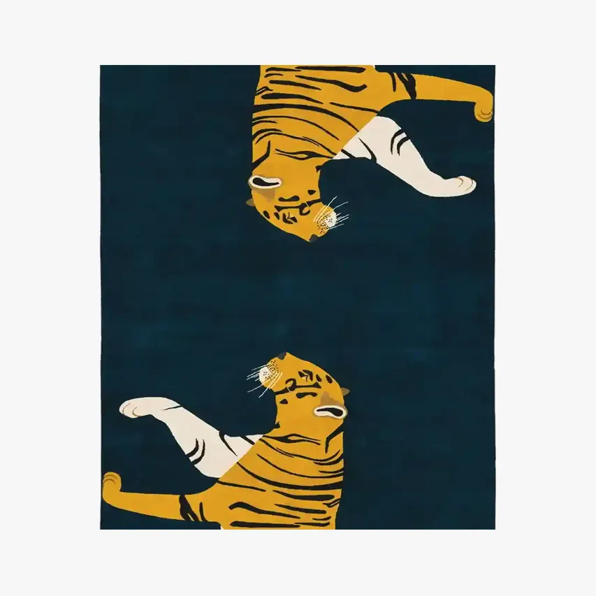 Whimsical Tiger Rug