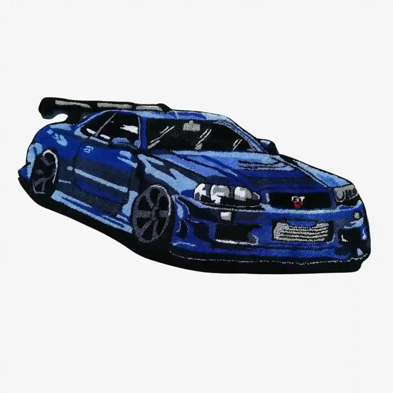 Midnight Boost R34 Drift Edition Custom Car Rug