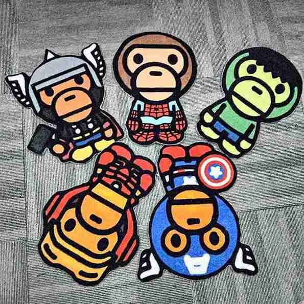 monkey ape rugs modern wooden floor – urban room setup