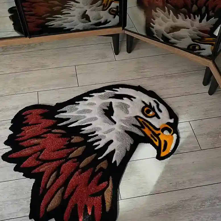 eagle tattoo rug