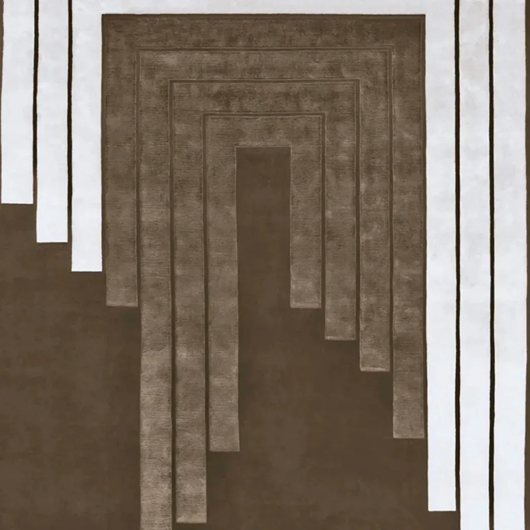 echo arch hand tufted rug