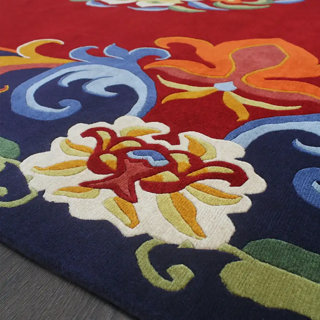 Red Lotus Rug