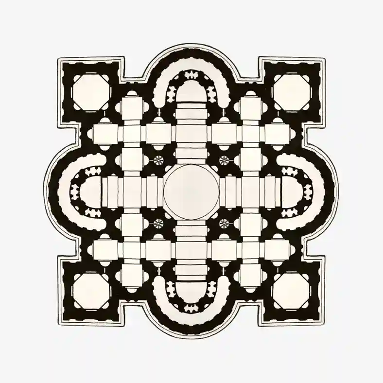 temple grid white hand tufted rug