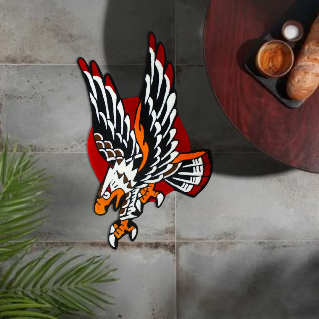 Crimson Soar Eagle Rug