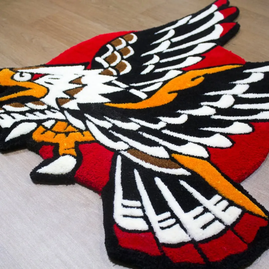 Crimson Soar Eagle Rug