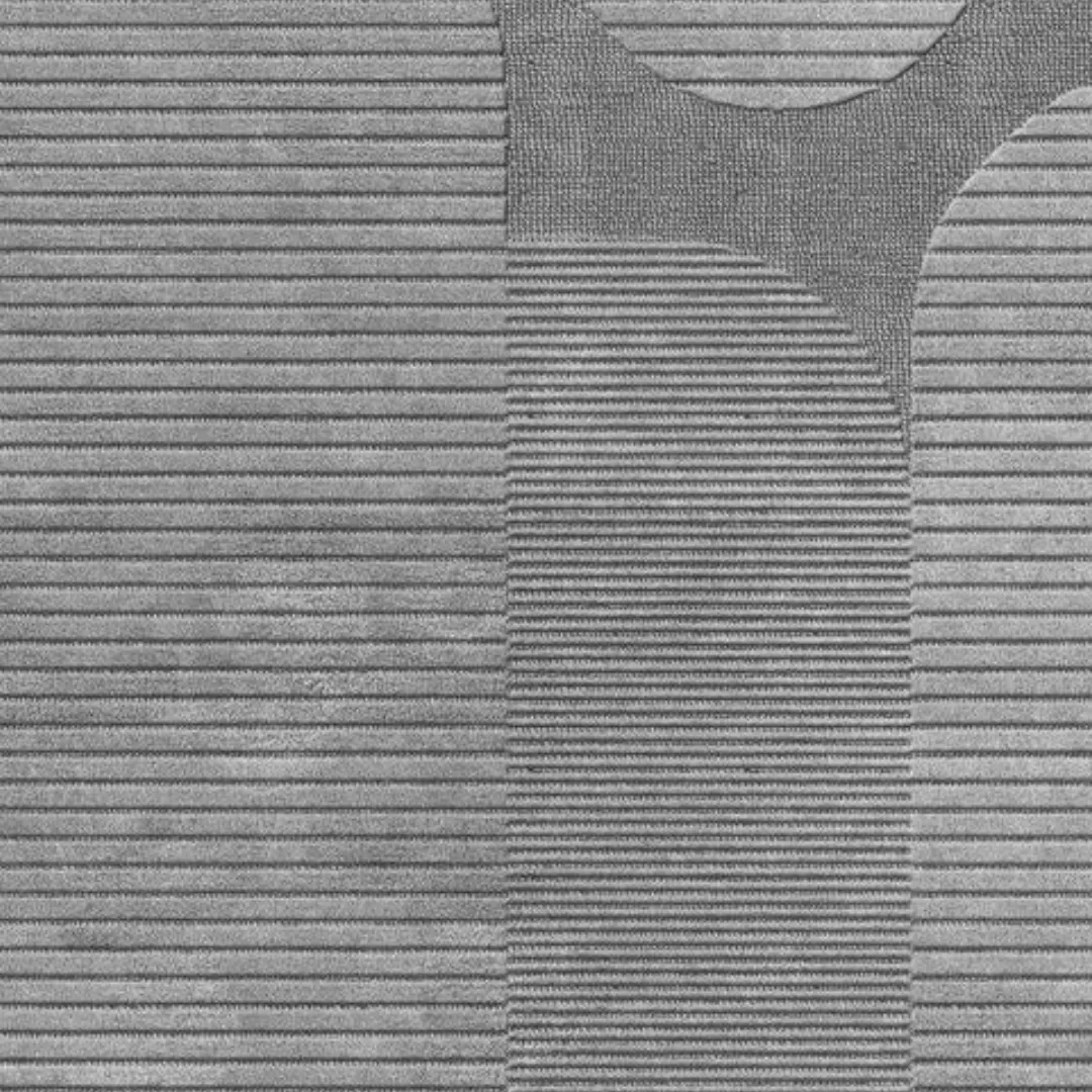 Ribbed wool texture in soft gray tones