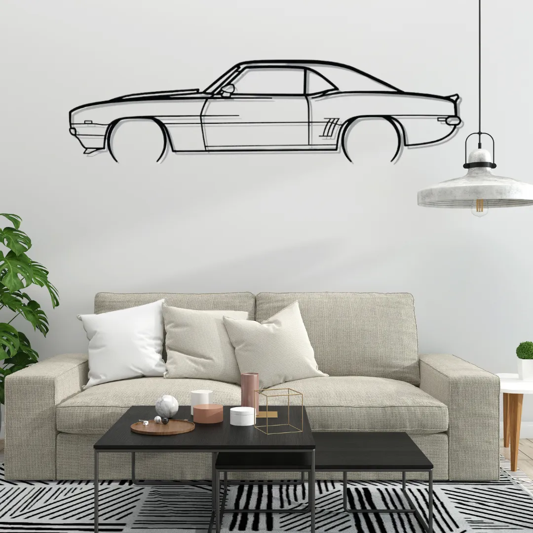 Classic Muscle Car Silhouettes