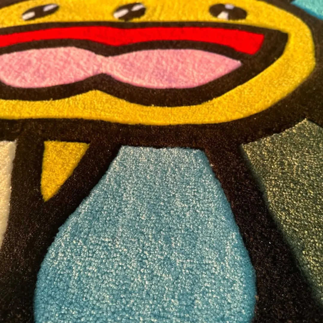rainbow freakout takashi rug